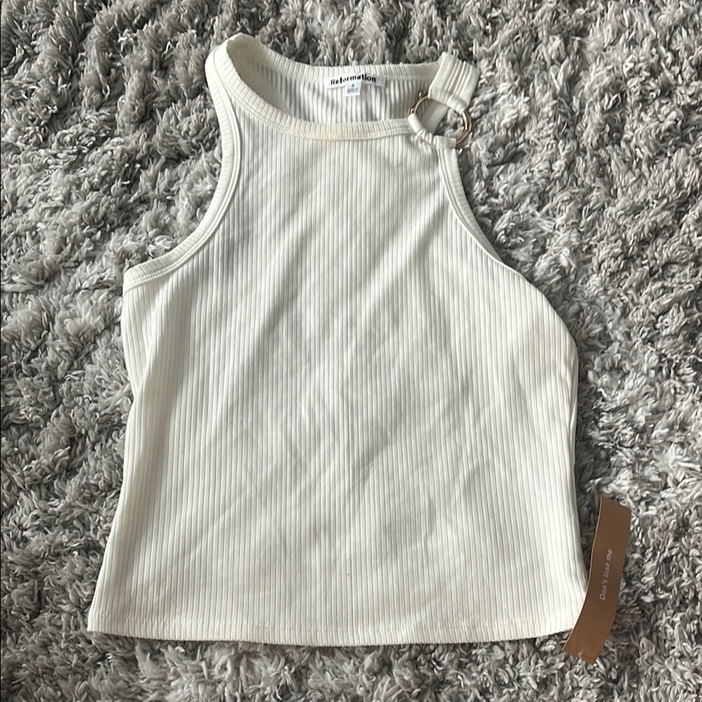 Reformation Ribbed Tank Top
